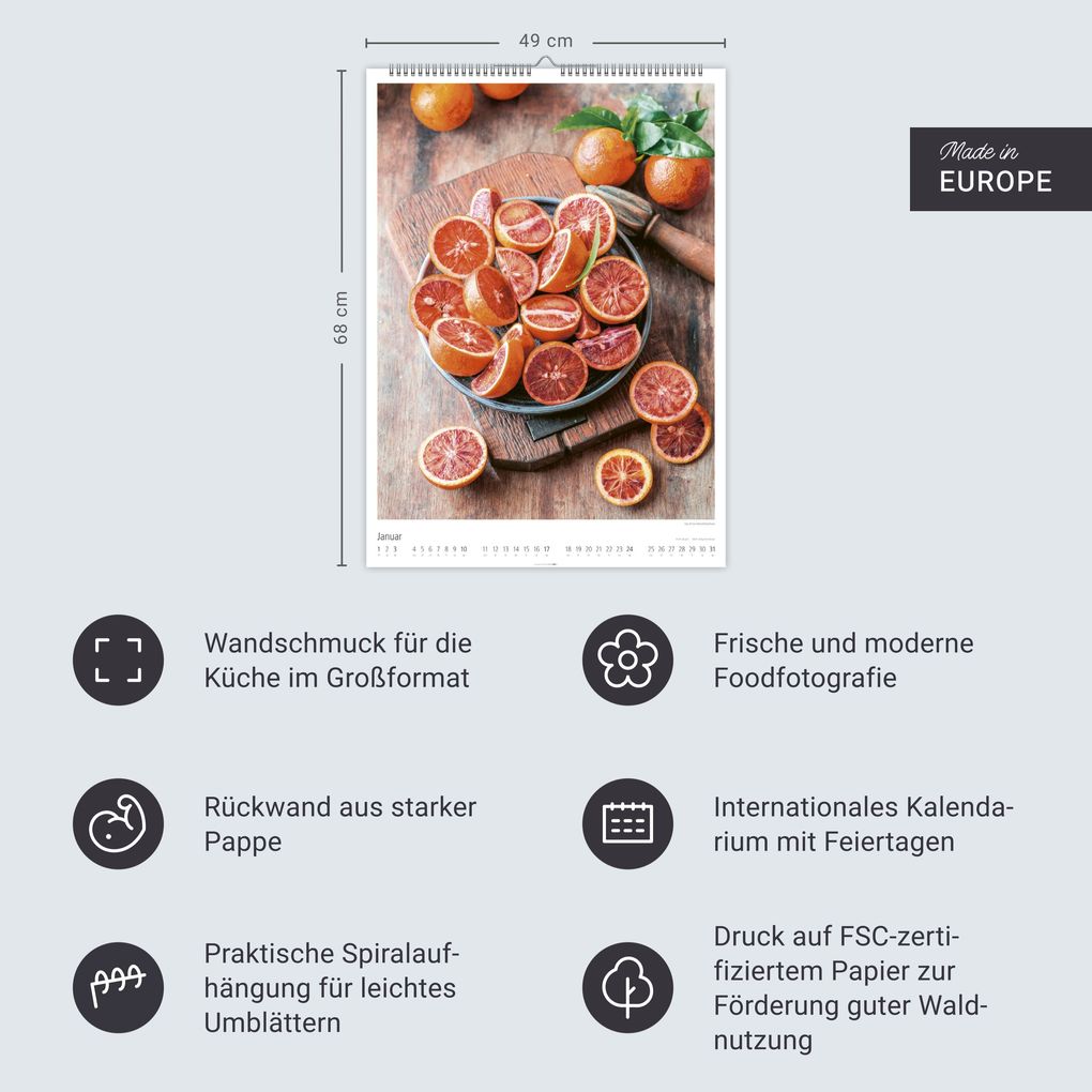 Weitere Ansicht: Food Gallery Kalender 2027