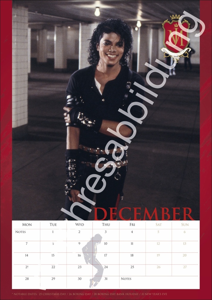 Weitere Ansicht: Michael Jackson Posterkalender 2027 | Michael Jackson