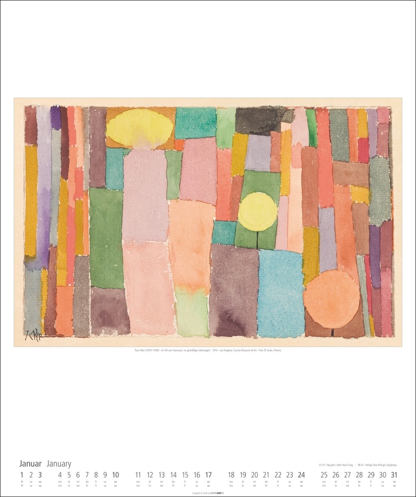 Weitere Ansicht: Paul Klee Kalender 2027 | Paul Klee