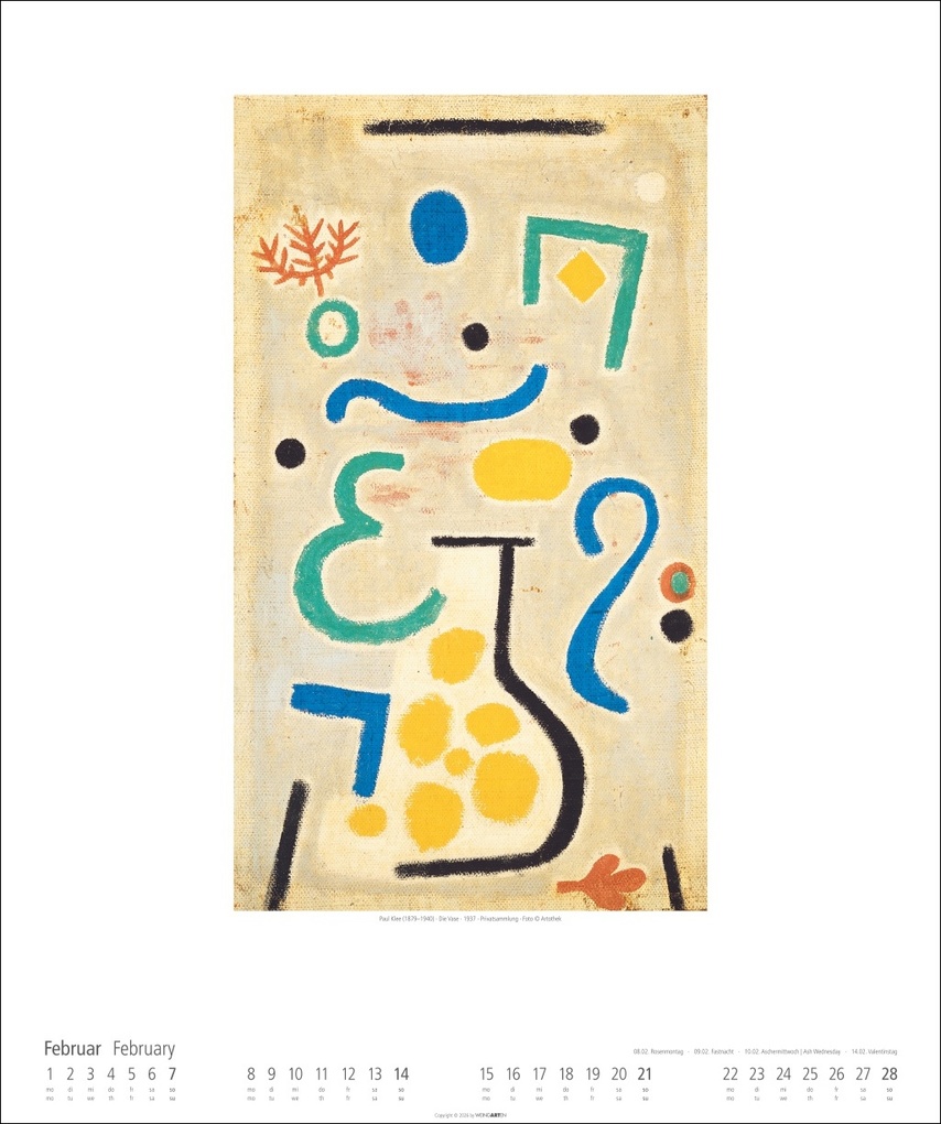 Weitere Ansicht: Paul Klee Kalender 2027 | Paul Klee