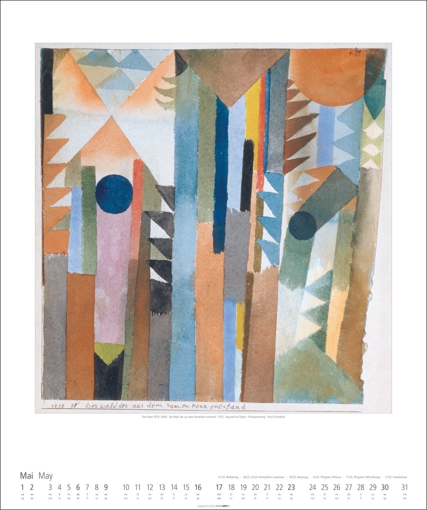 Weitere Ansicht: Paul Klee Kalender 2027 | Paul Klee