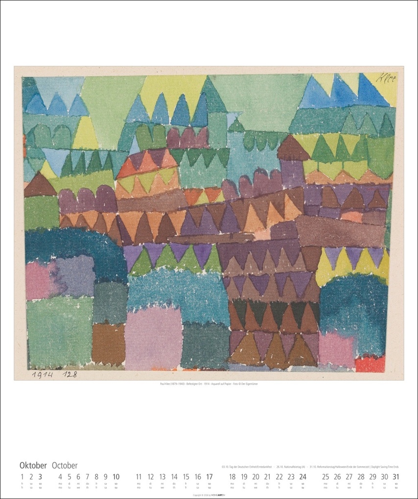 Weitere Ansicht: Paul Klee Kalender 2027 | Paul Klee