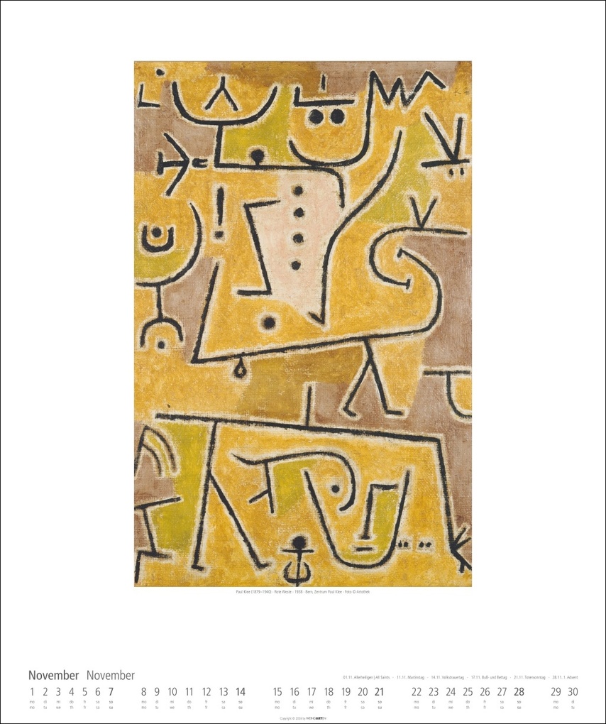 Weitere Ansicht: Paul Klee Kalender 2027 | Paul Klee