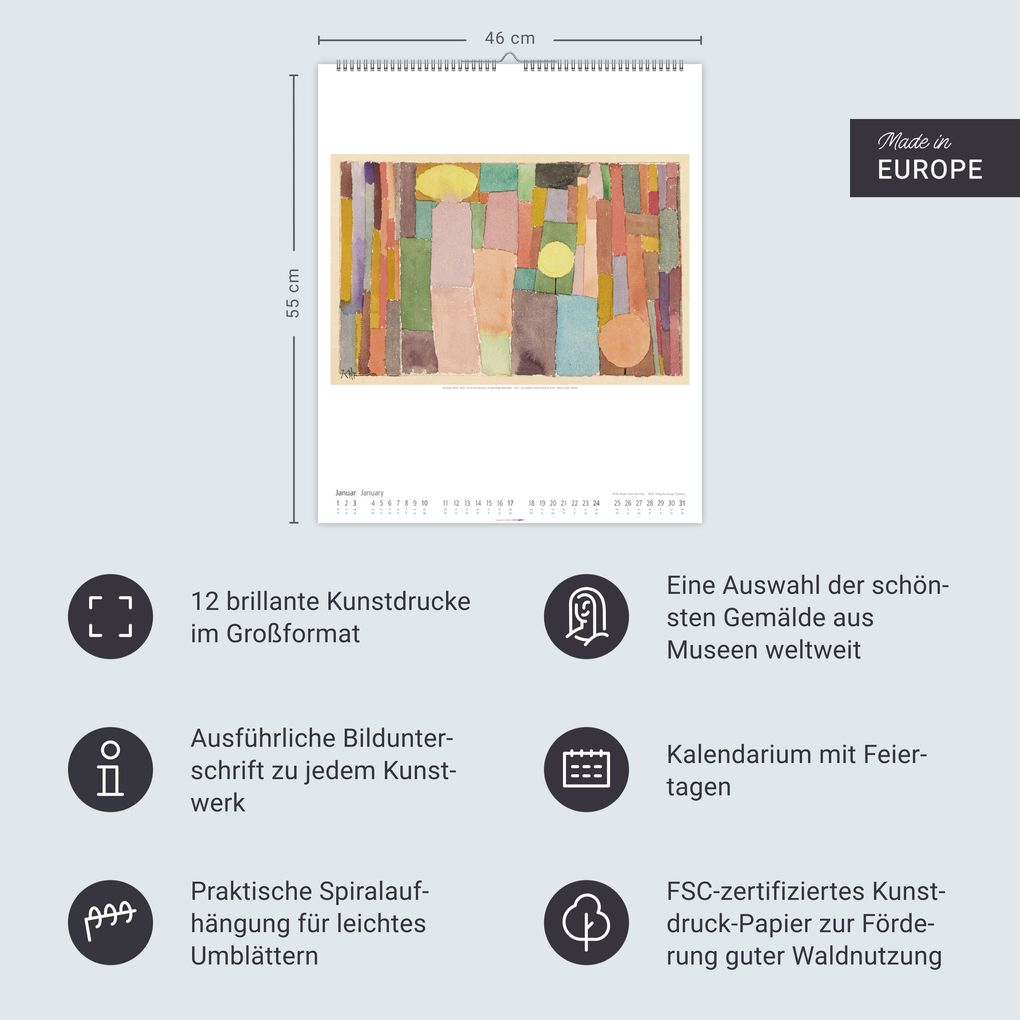 Weitere Ansicht: Paul Klee Kalender 2027 | Paul Klee