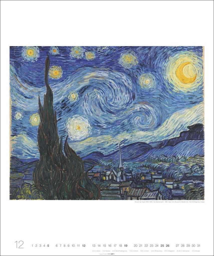 Weitere Ansicht: Vincent van Gogh Edition Kalender 2027 | Vincent van Gogh
