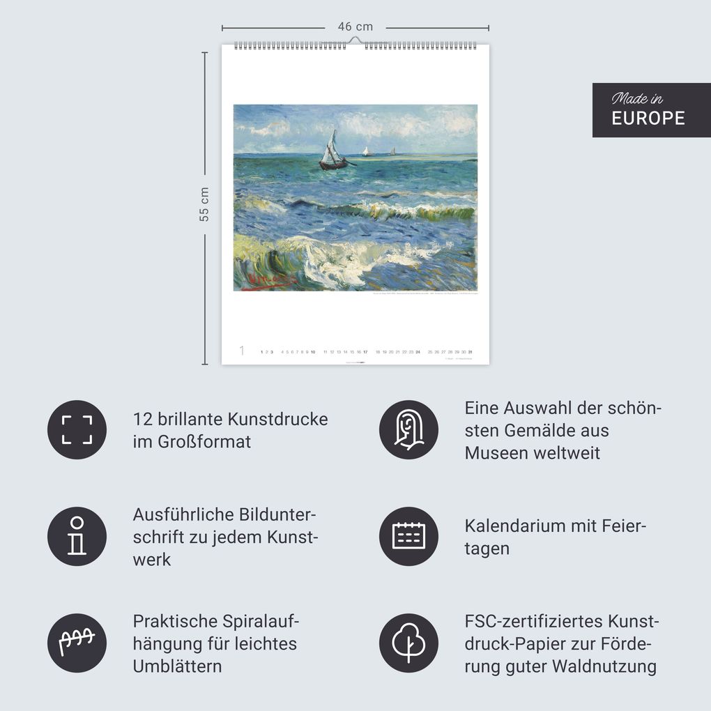 Weitere Ansicht: Vincent van Gogh Edition Kalender 2027 | Vincent van Gogh