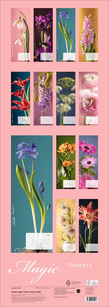 Weitere Ansicht: Magic Flowers Vertical Kalender 2027