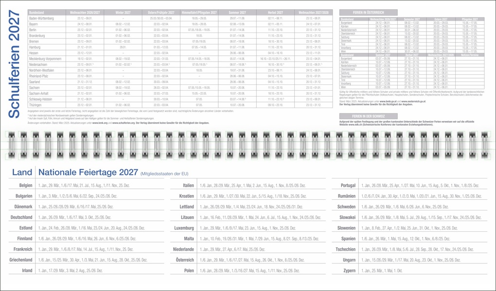 Weitere Ansicht: Wochenquerplaner, anthrazit 2027