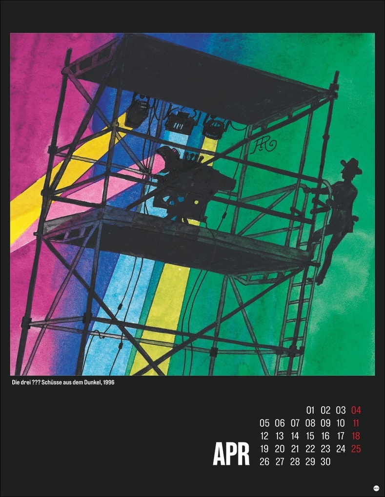 Weitere Ansicht: Die drei ??? Posterkalender 2027 | Aiga Rasch