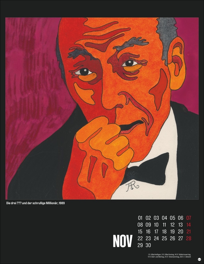 Weitere Ansicht: Die drei ??? Posterkalender 2027 | Aiga Rasch