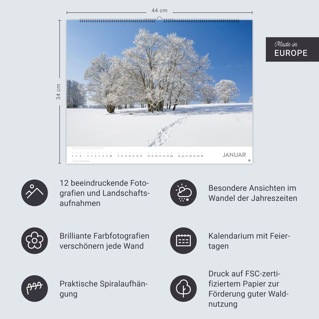 Weitere Ansicht: Auf Traumpfaden Posterkalender 2027