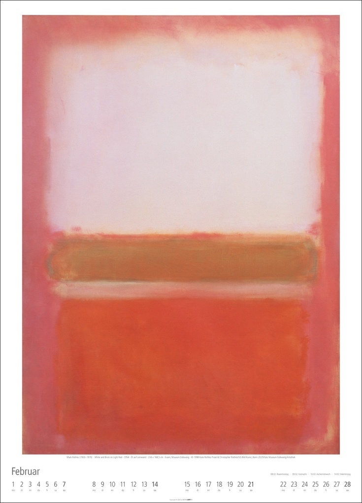 Weitere Ansicht: Mark Rothko Kalender 2027 | Mark Rothko