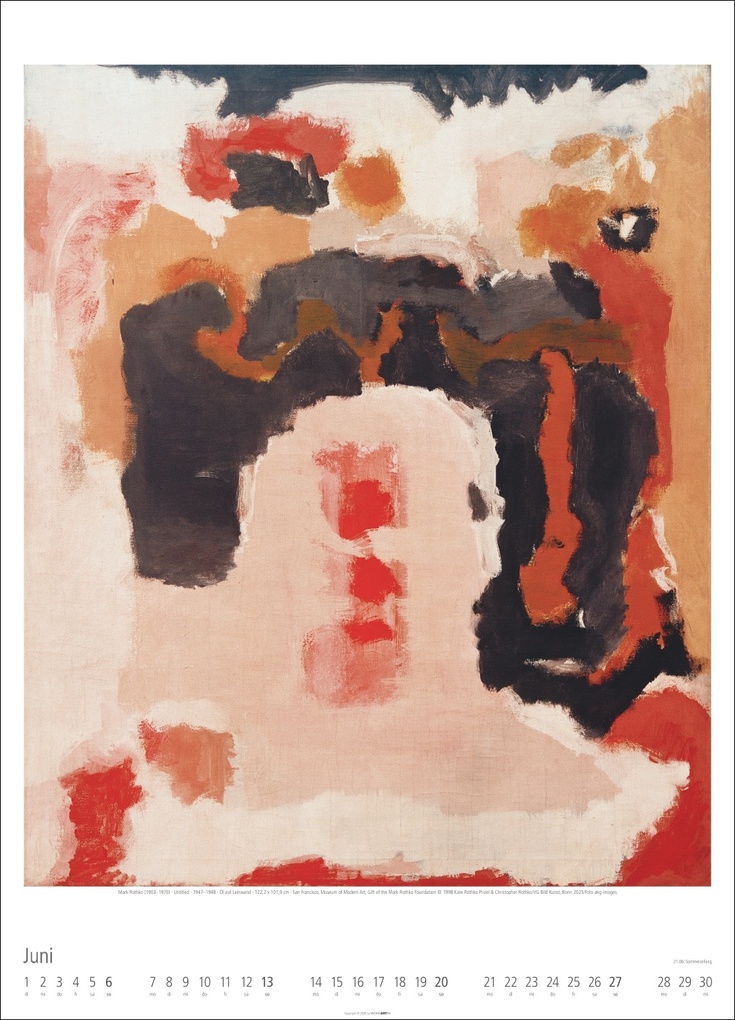 Weitere Ansicht: Mark Rothko Kalender 2027 | Mark Rothko