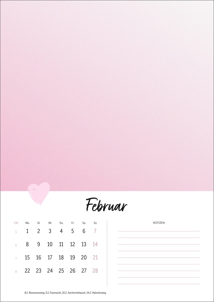 Weitere Ansicht: Kreativkalender Mit Liebe gemacht A4 2027