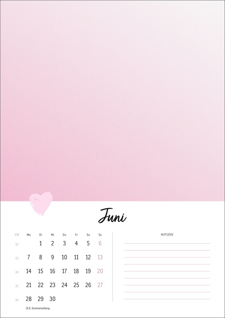 Weitere Ansicht: Kreativkalender Mit Liebe gemacht A4 2027
