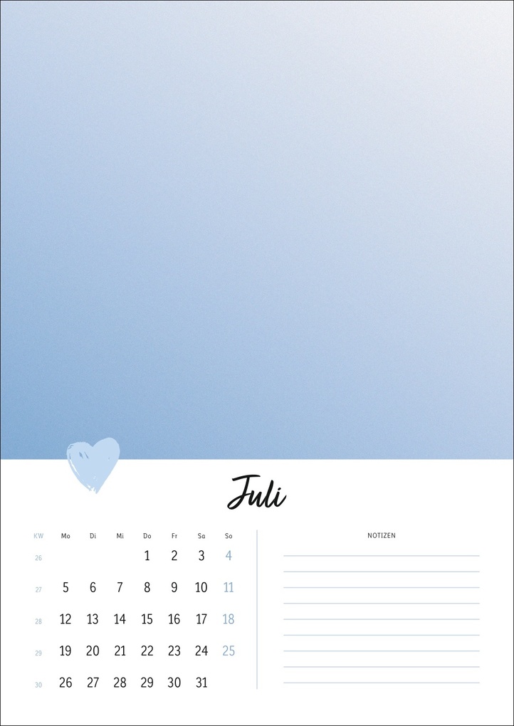 Weitere Ansicht: Kreativkalender Mit Liebe gemacht A4 2027