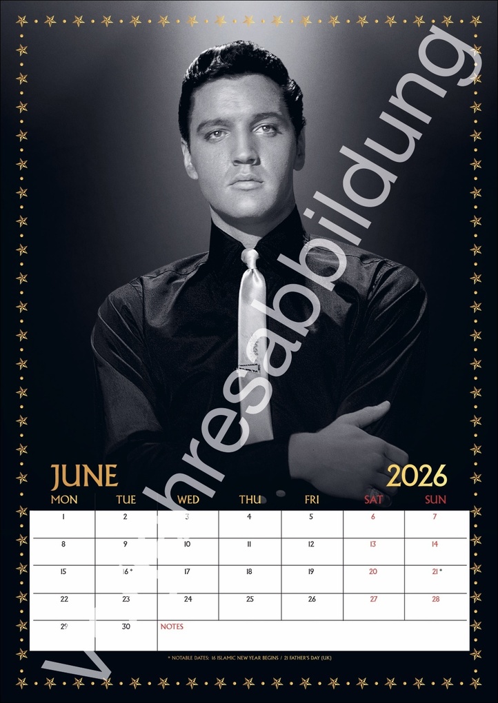 Weitere Ansicht: Elvis Posterkalender 2027 | Elvis