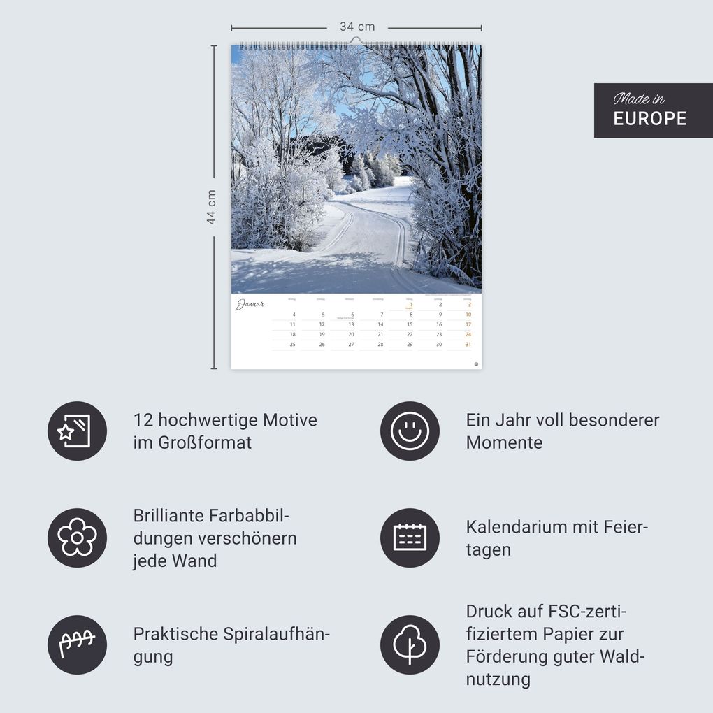 Weitere Ansicht: Wege zum Träumen Posterkalender 2027