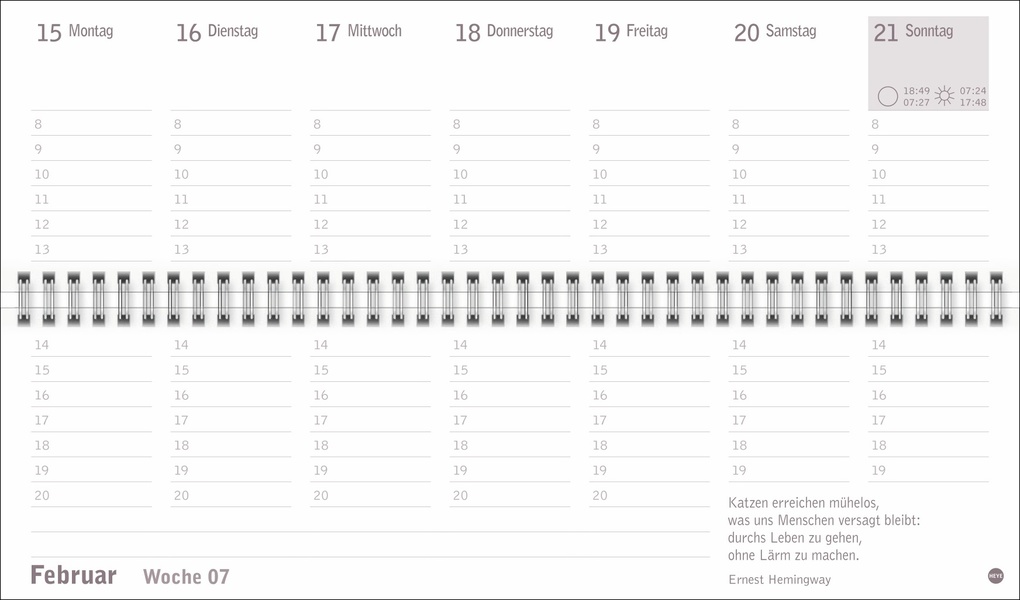 Weitere Ansicht: Großdruck Wochenquerplaner 2027