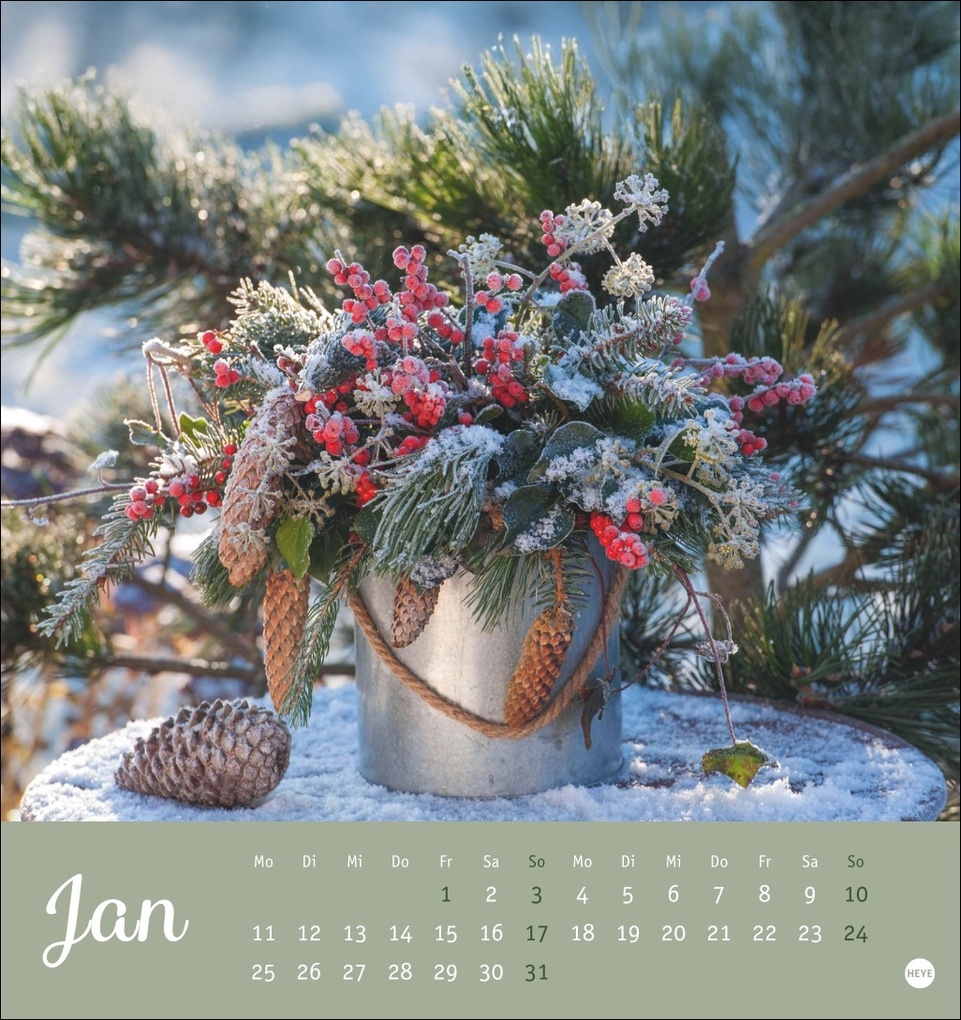 Weitere Ansicht: Herzliche Blumengrüße Postkartenkalender 2027