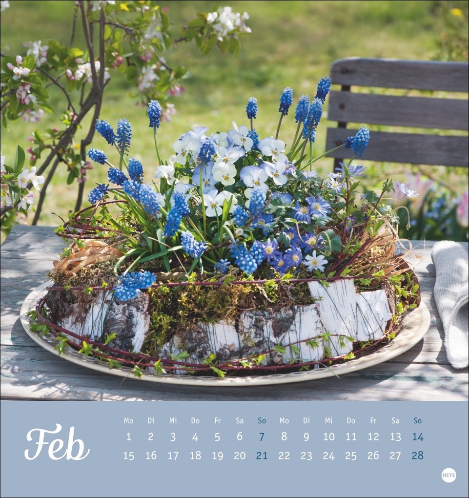 Weitere Ansicht: Herzliche Blumengrüße Postkartenkalender 2027