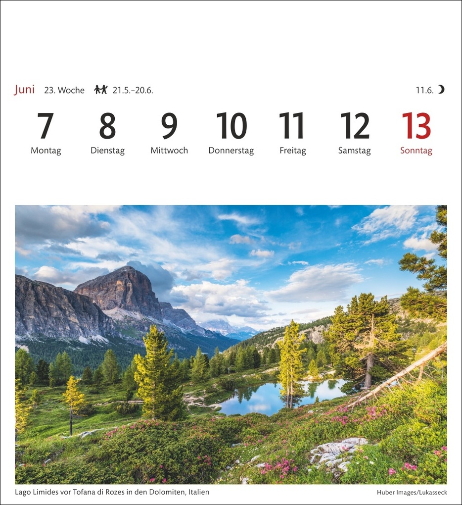 Weitere Ansicht: Alpen Sehnsuchtskalender 2027 - Wochenkalender mit 53 Postkarten