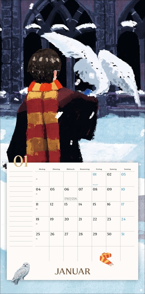 Weitere Ansicht: Harry Potter Broschurkalender 2027