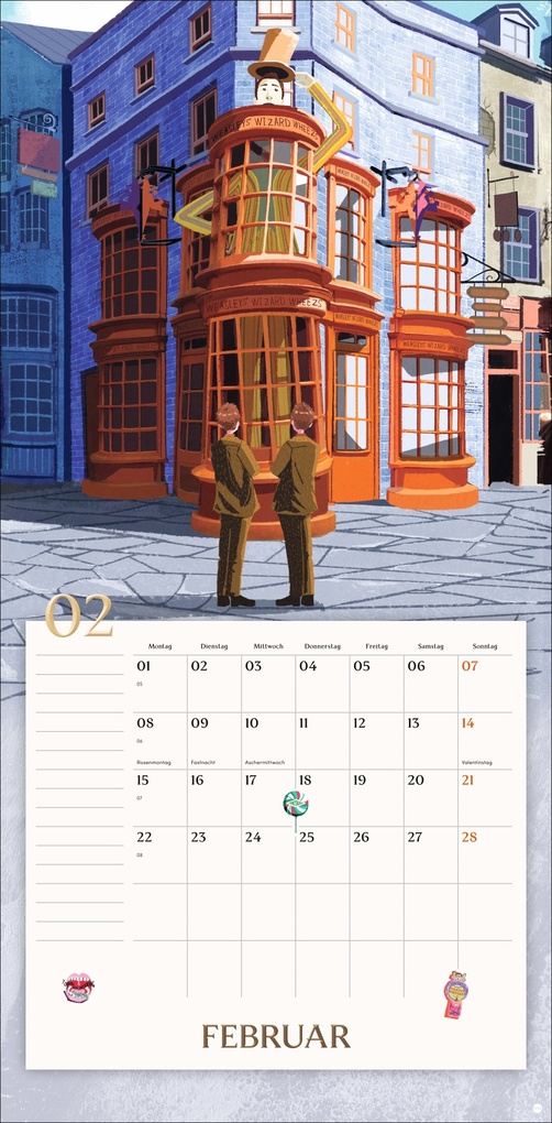 Weitere Ansicht: Harry Potter Broschurkalender 2027