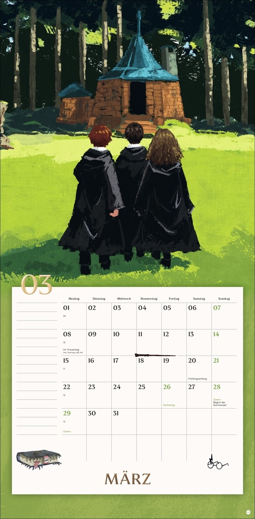 Weitere Ansicht: Harry Potter Broschurkalender 2027