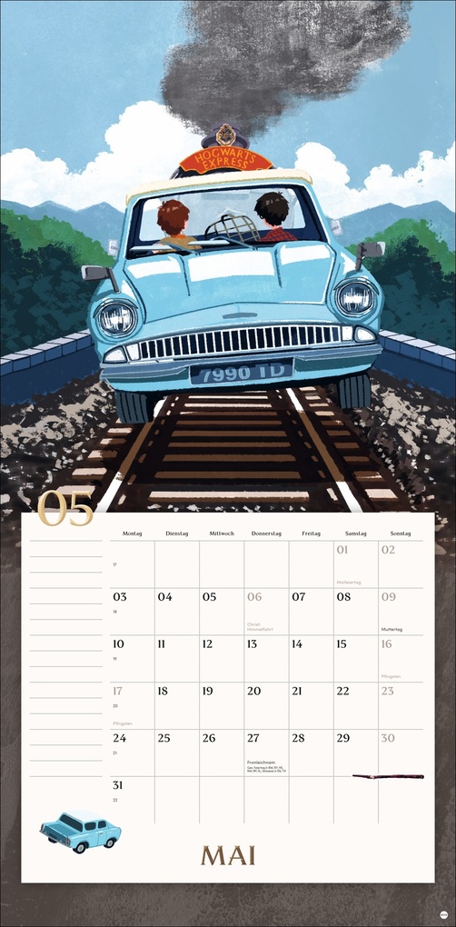 Weitere Ansicht: Harry Potter Broschurkalender 2027
