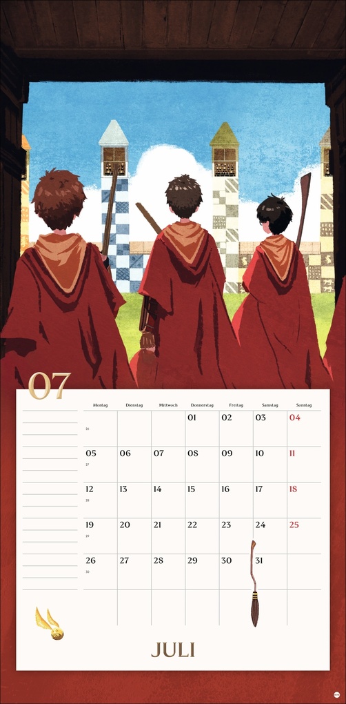 Weitere Ansicht: Harry Potter Broschurkalender 2027