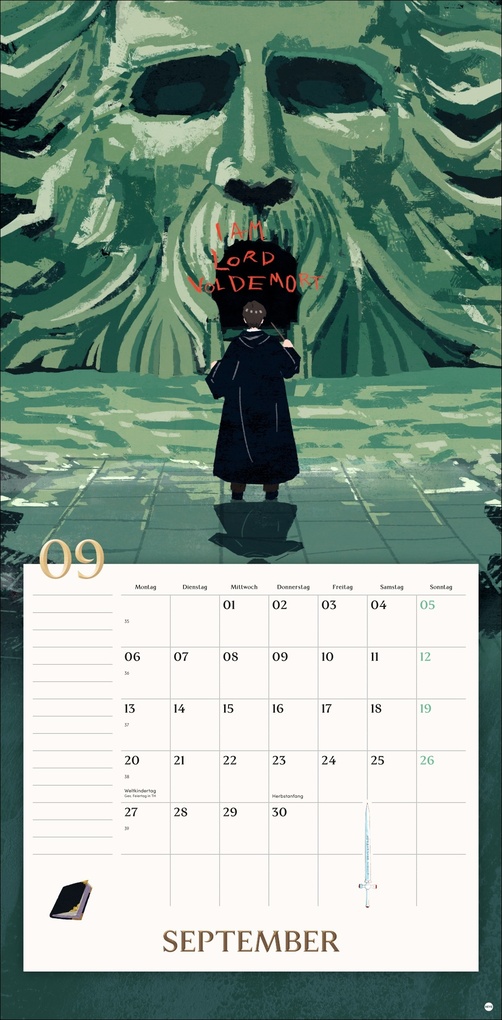 Weitere Ansicht: Harry Potter Broschurkalender 2027