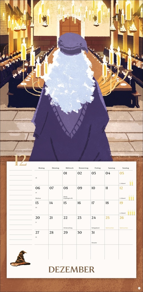 Weitere Ansicht: Harry Potter Broschurkalender 2027