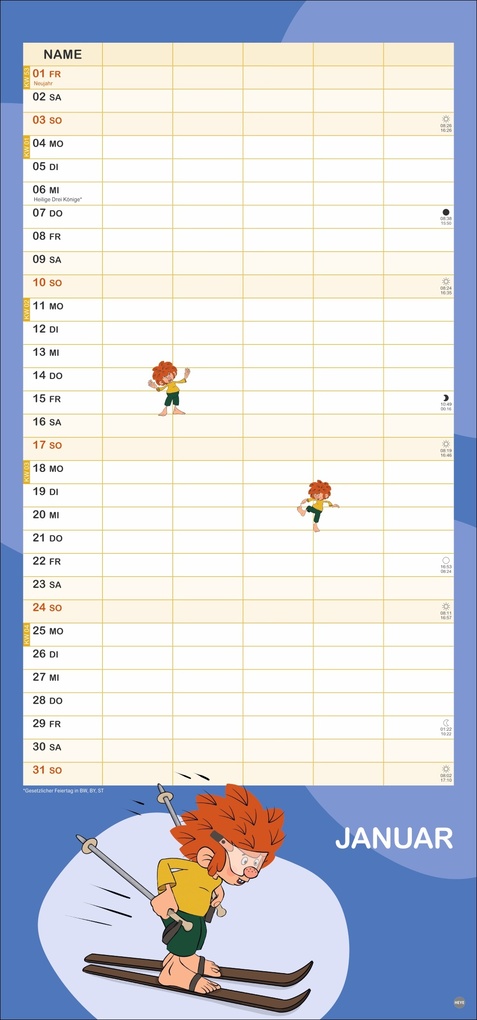 Weitere Ansicht: Pumuckl Familienplaner 2027