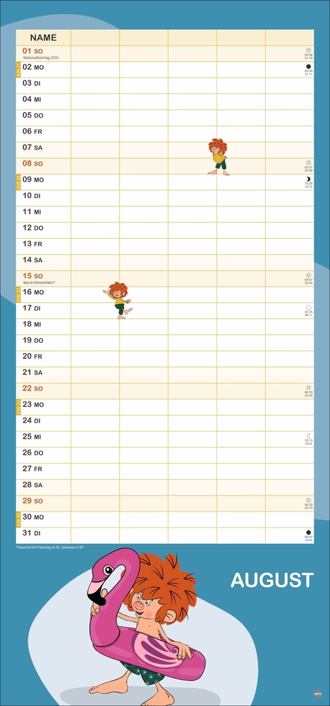 Weitere Ansicht: Pumuckl Familienplaner 2027