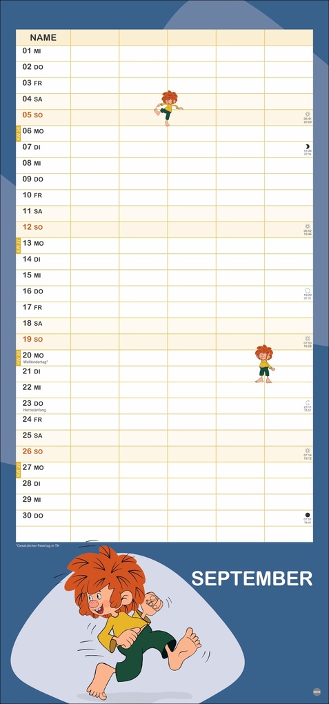Weitere Ansicht: Pumuckl Familienplaner 2027