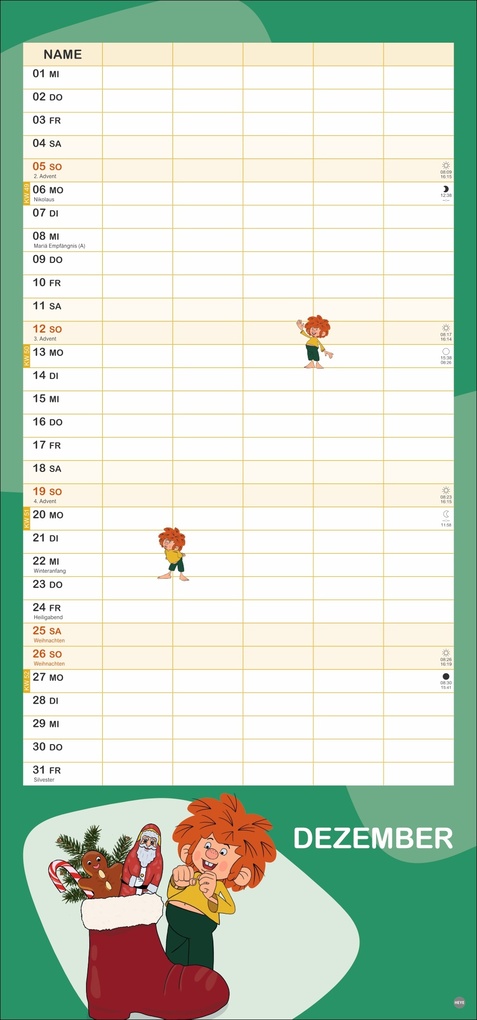 Weitere Ansicht: Pumuckl Familienplaner 2027