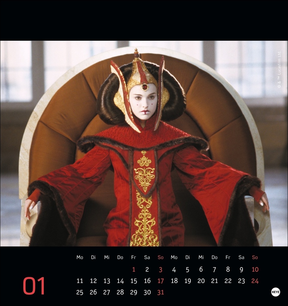 Weitere Ansicht: Star Wars Postkartenkalender 2027