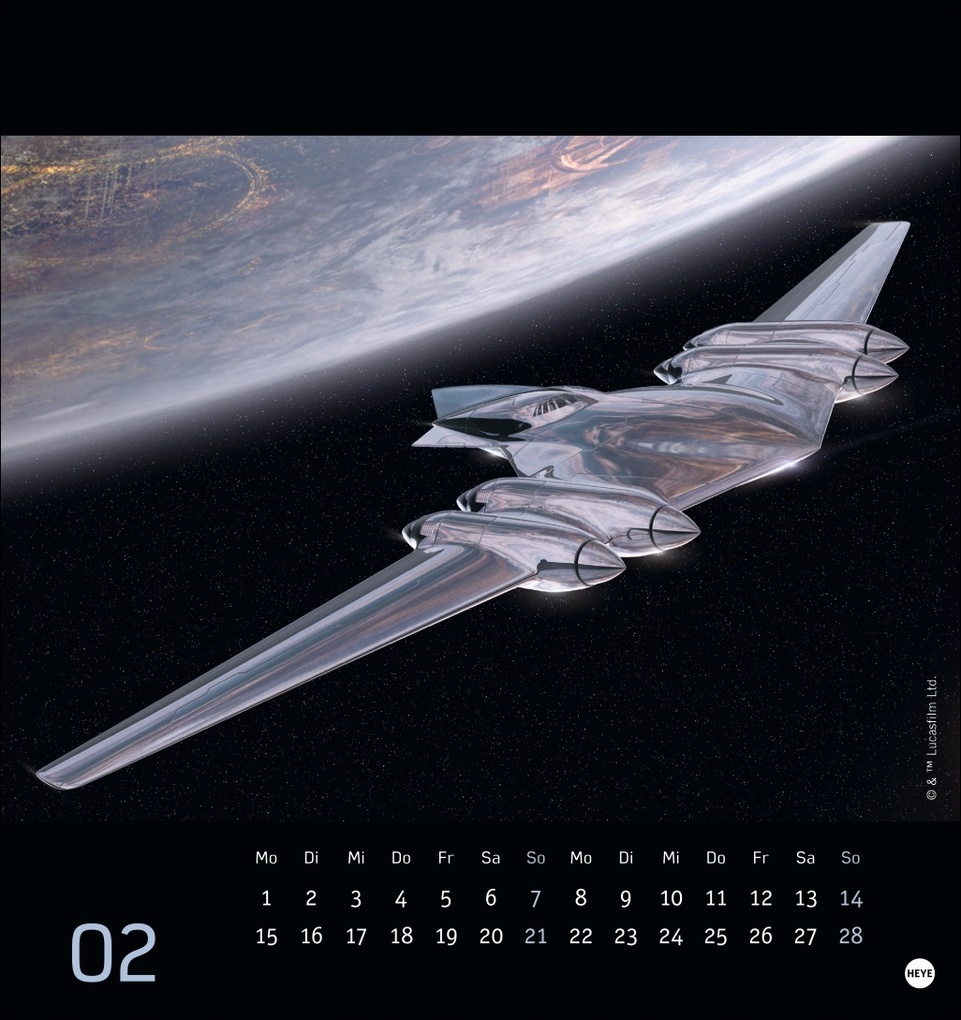 Weitere Ansicht: Star Wars Postkartenkalender 2027