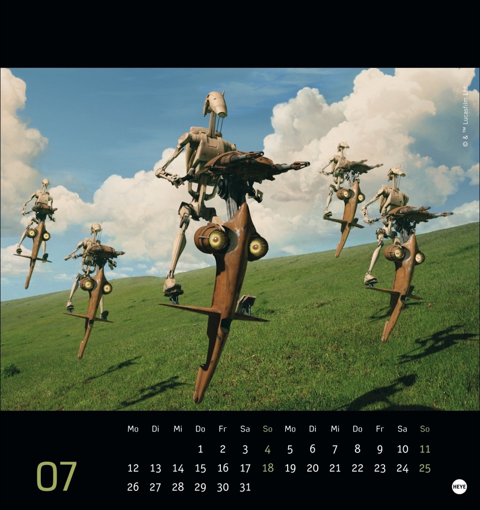 Weitere Ansicht: Star Wars Postkartenkalender 2027