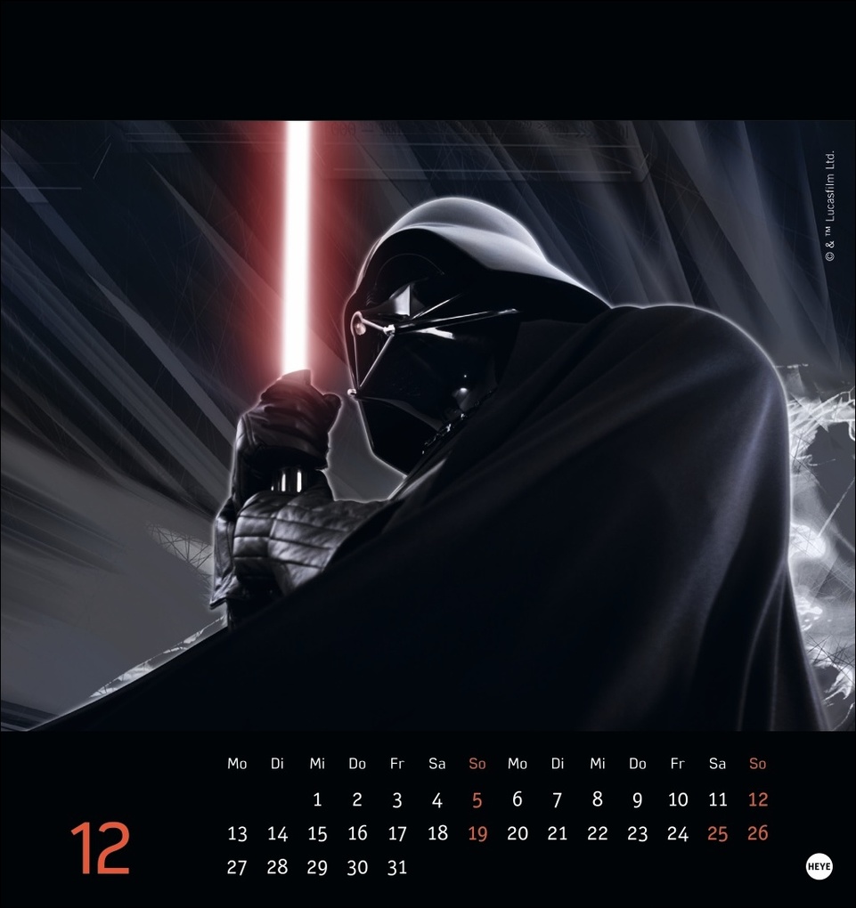 Weitere Ansicht: Star Wars Postkartenkalender 2027