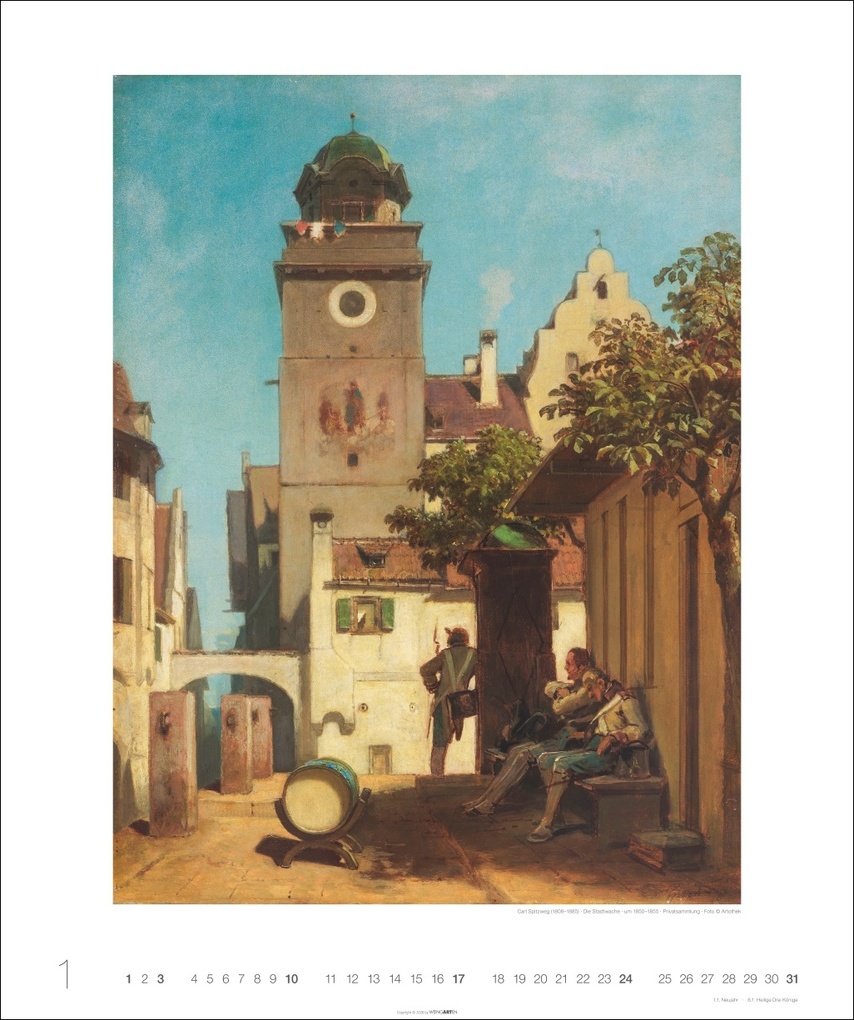 Weitere Ansicht: Carl Spitzweg Edition Kalender 2027 | Carl Spitzweg