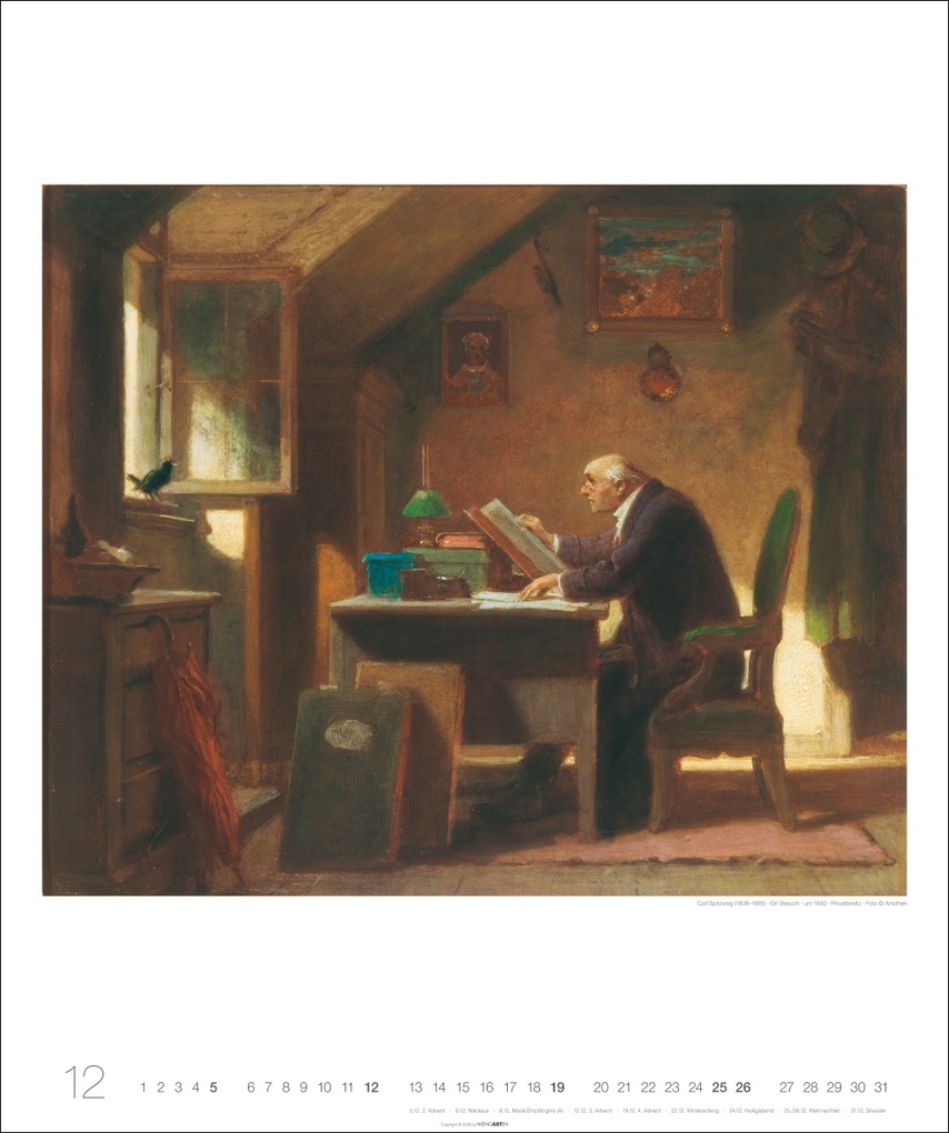Weitere Ansicht: Carl Spitzweg Edition Kalender 2027 | Carl Spitzweg