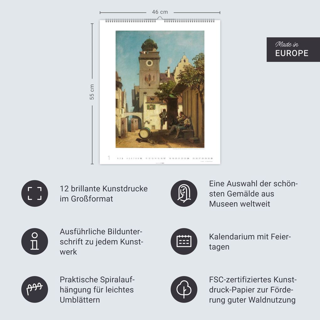 Weitere Ansicht: Carl Spitzweg Edition Kalender 2027 | Carl Spitzweg