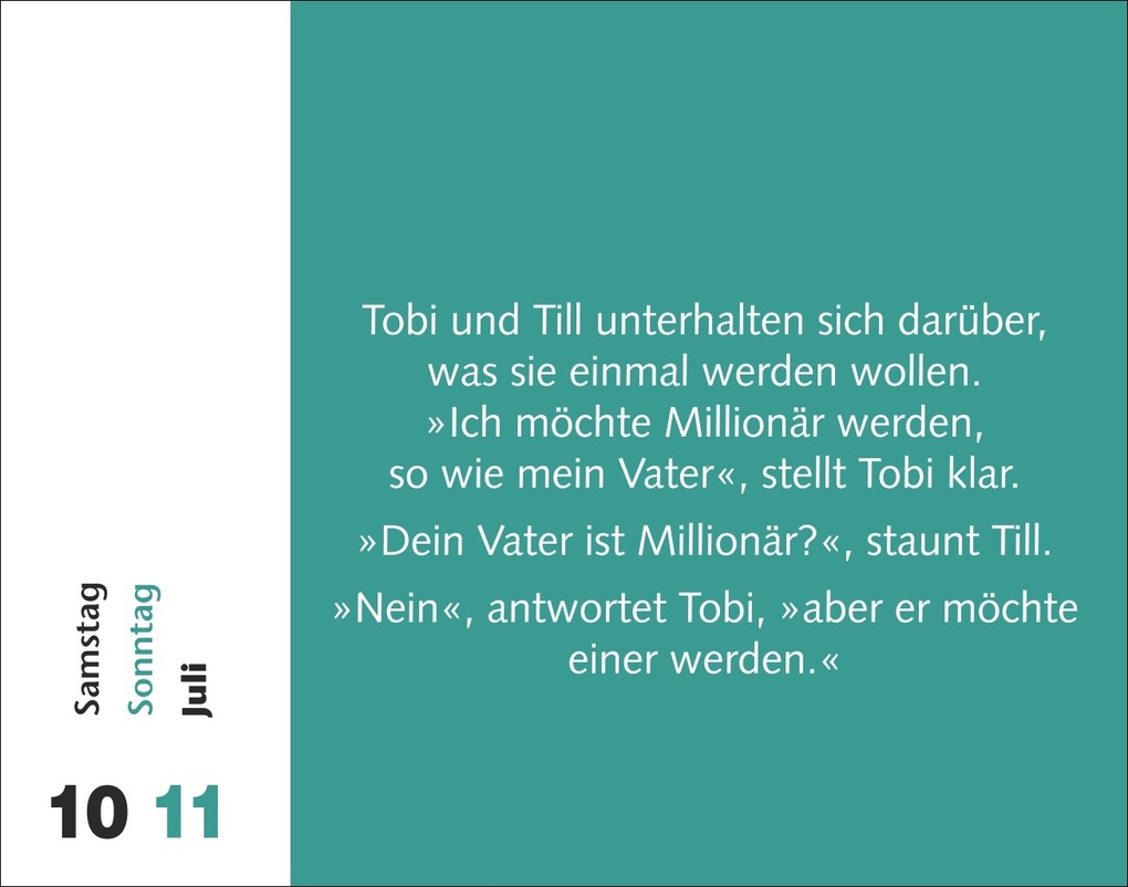 Weitere Ansicht: Witzirin Tagesabreißkalender 2027 - Diese Packung enthält: die lustigsten Witze für die tägliche Dosis Humor