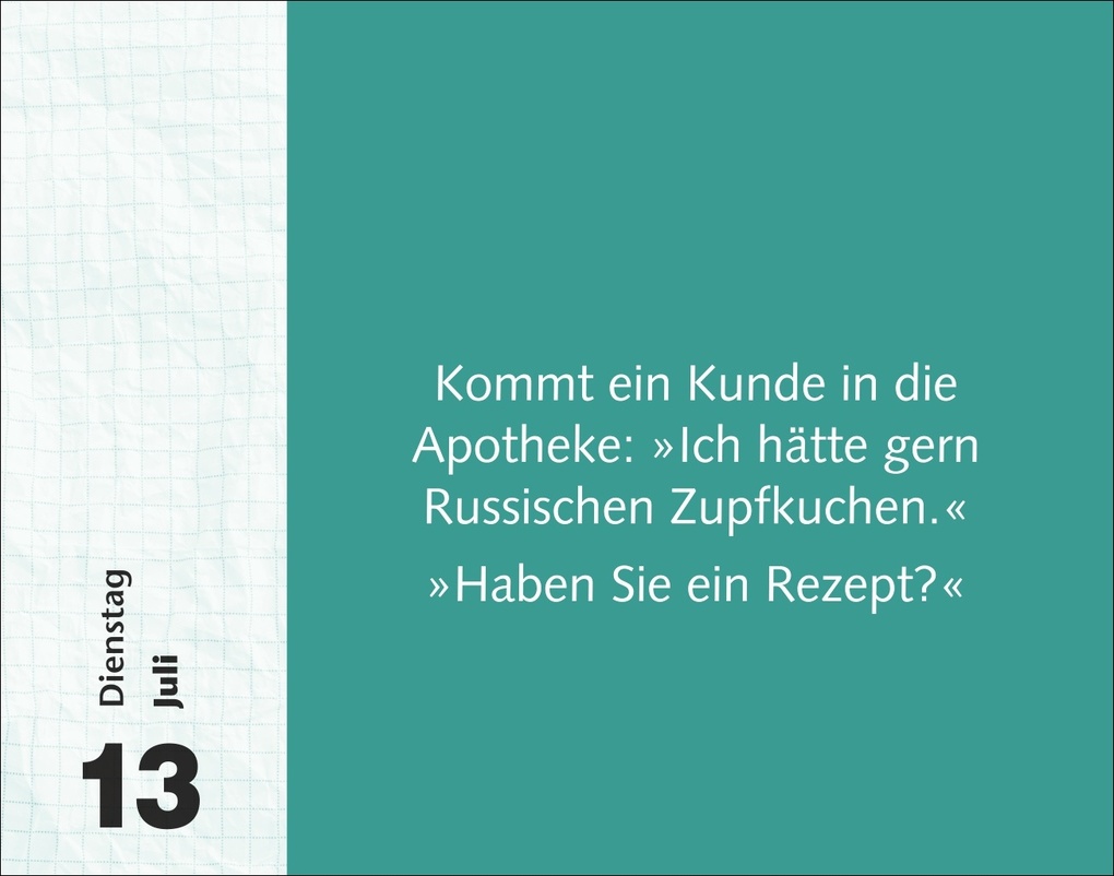 Weitere Ansicht: Witzirin Tagesabreißkalender 2027 - Diese Packung enthält: die lustigsten Witze für die tägliche Dosis Humor