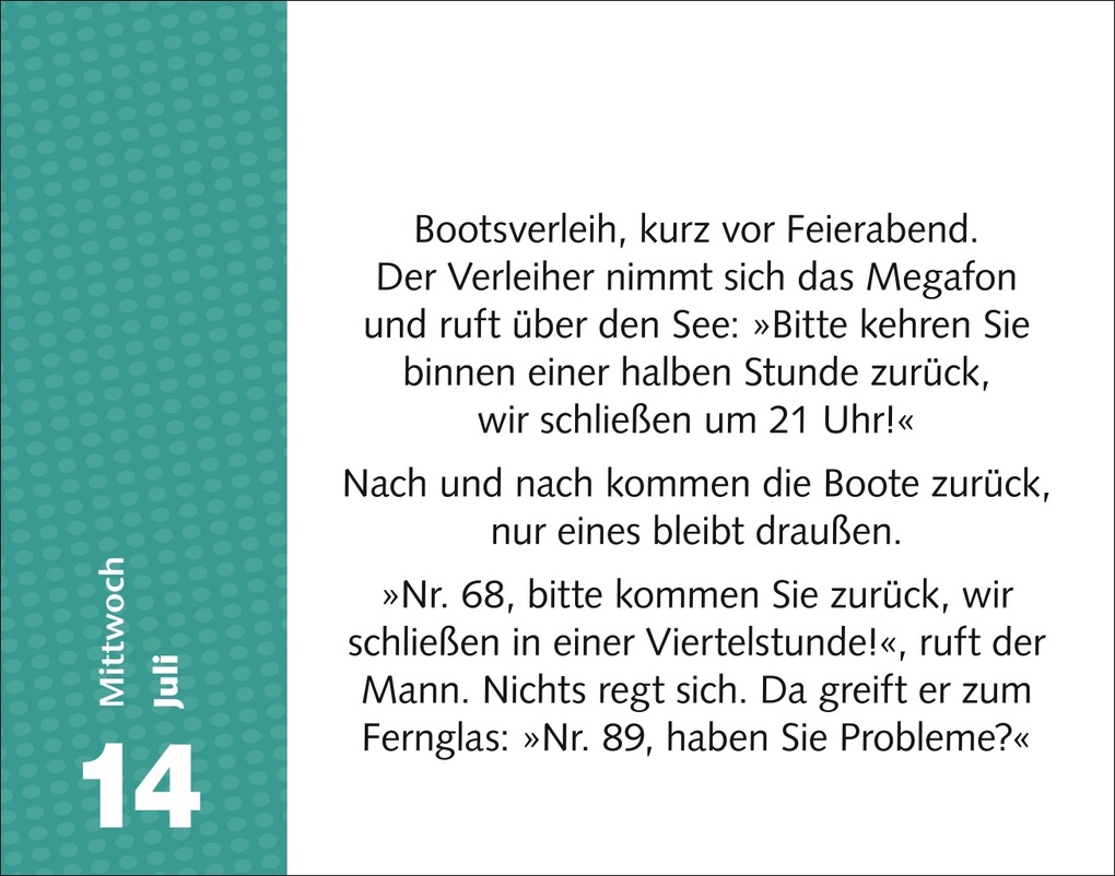 Weitere Ansicht: Witzirin Tagesabreißkalender 2027 - Diese Packung enthält: die lustigsten Witze für die tägliche Dosis Humor