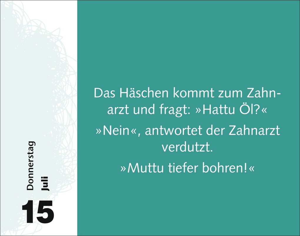 Weitere Ansicht: Witzirin Tagesabreißkalender 2027 - Diese Packung enthält: die lustigsten Witze für die tägliche Dosis Humor