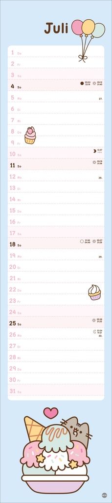 Weitere Ansicht: Pusheen Langplaner 2027