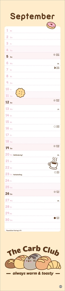 Weitere Ansicht: Pusheen Langplaner 2027